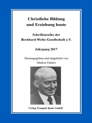 cover image of Christliche Bildung und Erziehung heute
